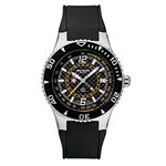 SWISS MILITARY�i�X�C�X�~���^���[�jby Grovana GMT�f�C�g �J�[�{���u���b�N/�C�G���[ 1606.1871